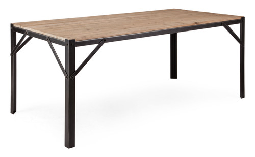 98277 Sunset Dining Table Natural Oak 816226026973 Tables Modern Natural Oak Dining Table by  Zuo Modern Kassa Mall Houston, Texas Best Design Furniture Store Serving Houston, The Woodlands, Katy, Sugar Land, Humble, Spring Branch and Conroe