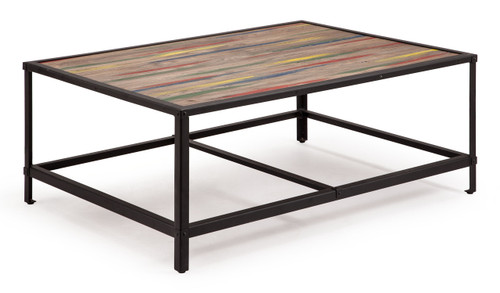 98312 Sawyer Coffee Table Multicolor Distressed Natural 816226027307 Tables Modern Multicolor Distressed Natural Coffee Table by  Zuo Modern Kassa Mall Houston, Texas Best Design Furniture Store Serving Houston, The Woodlands, Katy, Sugar Land, Humble, Spring Branch and Conroe
