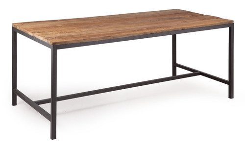 98318 Mansell Dining Table Distressed Natural 816226027369 Tables Modern Distressed Natural Dining Table by  Zuo Modern Kassa Mall Houston, Texas Best Design Furniture Store Serving Houston, The Woodlands, Katy, Sugar Land, Humble, Spring Branch and Conroe