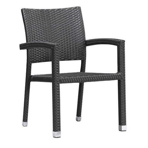 701021 Boracay Dining Chair Espresso 811938013952 Wicker Modern Espresso Dining Chair by  Zuo Modern Kassa Mall Houston, Texas Best Design Furniture Store Serving Houston, The Woodlands, Katy, Sugar Land, Humble, Spring Branch and Conroe