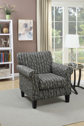 ACCENT CHAIR IN PRINT FOREST COLOR