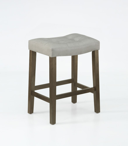 VERONA SADDLE CHAIR 24 H (SET OF 2) - 2789S-24-GY-BT