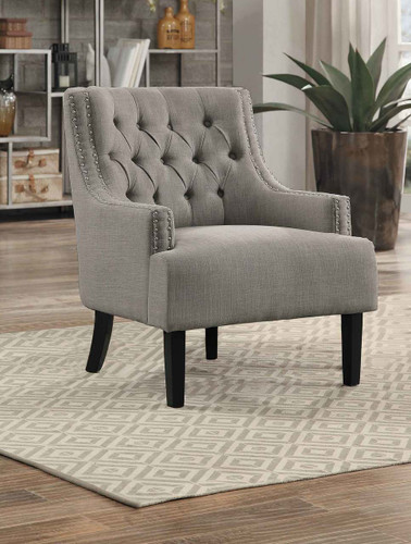 CHARISMA ACCENT CHAIR TAUPE-1194TP