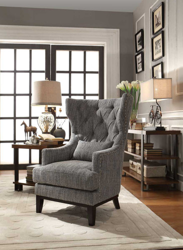 ADRIANO ACCENT CHAIR WITH PILLOW-1217F1S