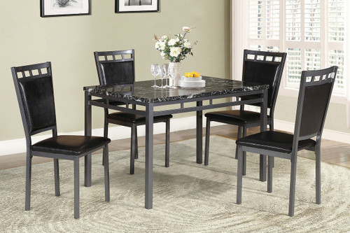 5PCS DINING TABLE SET ESPRESSO-F2389