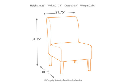 TRIPTIS ACCENT CHAIR-A3000063