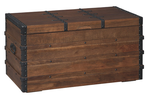 KETTLEBY BROWN STORAGE TRUNK-A4000096