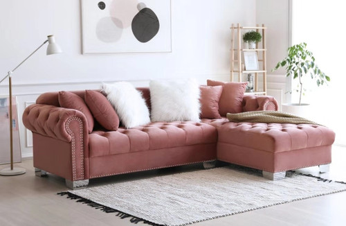 Royal Sectional Pink