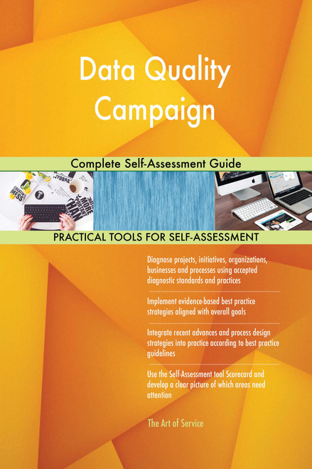 Data Quality Campaign Complete Self-Assessment Guide