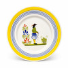 Quimper Round Plate - Henriot - Man