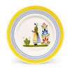 Quimper Round Plate - Henriot - Woman