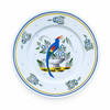 Quimper Round Plate - Jardin d'ete