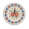Quimper Wall Clock Fleuri