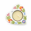 Quimper Heart Candle - Fleuri Royal