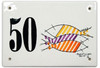 Door Plate - Decor Happy Fish