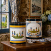 Quimper Mistral Blue Waste Bin - Lady Clare