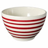 Quimper Parisian Bowl - Breton Stripes Red