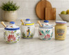 Quimper Mustard Pot - Fleuri Royal