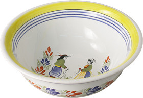 Quimper Salad Bowl - Henriot