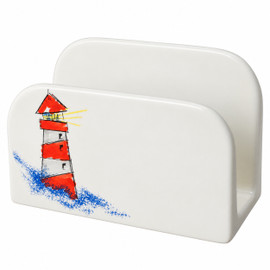 Quimper Napkin Holder - Lighthouse