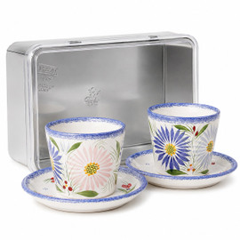 Quimper Espresso Box Set - Fleuri Royal 