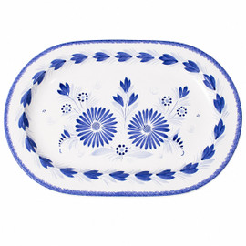 Quimper Brochette Platter - Camiaeu Blue