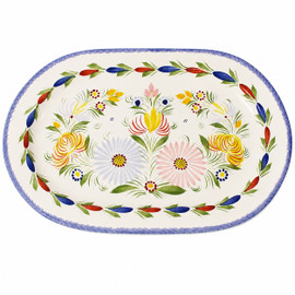 Quimper Brochette Platter - Fleuri Royal