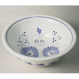 Quimper Salad Bowl - Camaieu Blue