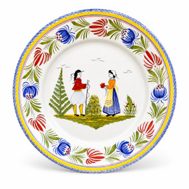 Quimper Round Plate Tradition