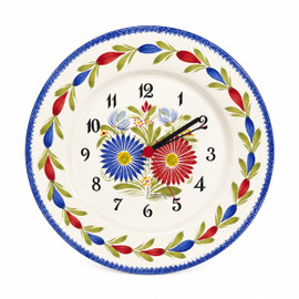 Quimper Wall Clock - Fleuri Royal