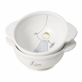 Quimper Personalized Lug Bowl - Leo