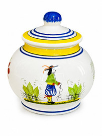 Quimper Sugar Bowl Henriot