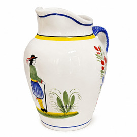 Quimper Pitcher - Henriot Man
