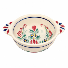 Quimper Breton Lug Bowl - Fleuri