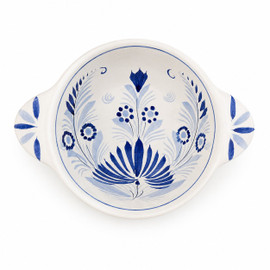 Quimper Breton Lug Bowl - Camaieu Blue