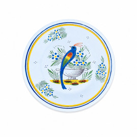 Quimper Miniature Plate - Jardin d'ete 