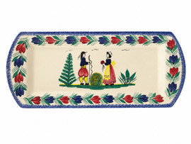 Quimper Rectangle Platter - Campagne