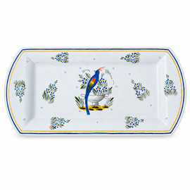 Quimper Rectangle Platter - Jardin d'ete