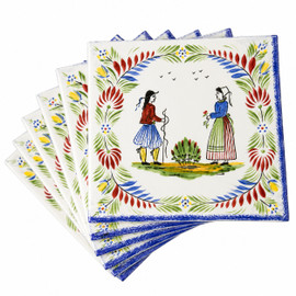 Quimper Beverage Napkins
