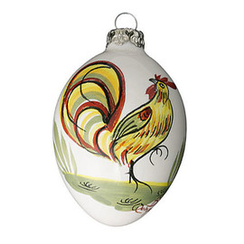 Quimper Ornament Coq - Decor Spirit of Christmas