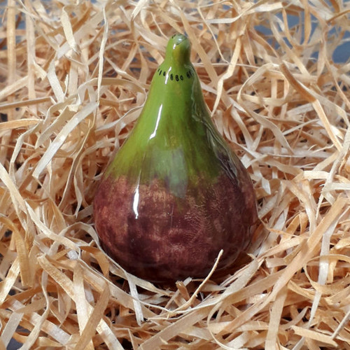 Fruit: Fig - Faïencerie d’Art de Malicorne Pottery 