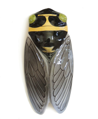 Cicada (Cigale) Wall Vase by Louis Sicard