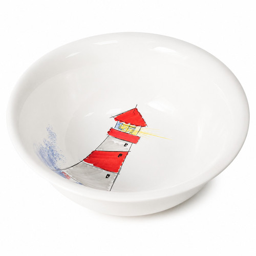Quimper Salad Bowl - Lighthouse