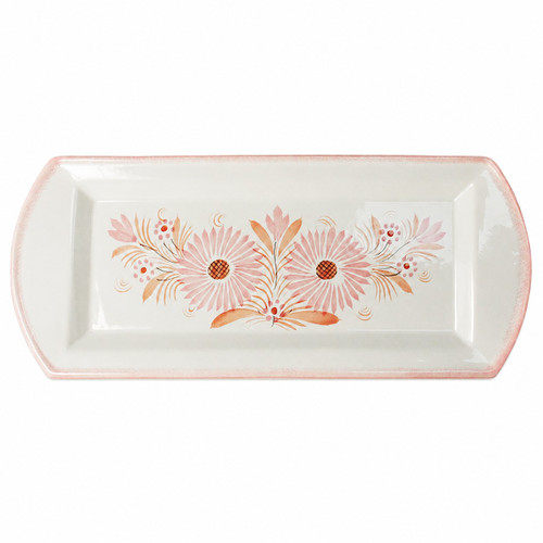 Quimper Rectangle Platter - Camaieu Pink