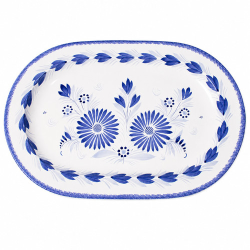 Quimper Brochette Platter - Camiaeu Blue