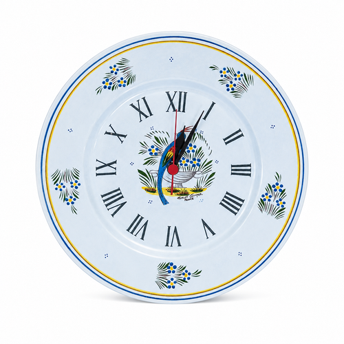 Quimper Wall Clock - Jardin d'ete