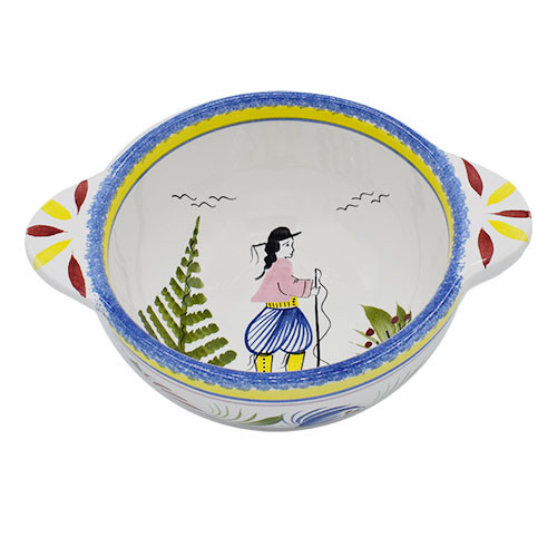 Quimper Breton Lug Bowl - Tradition