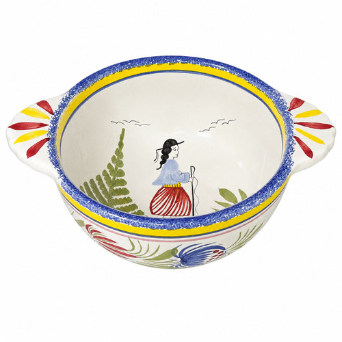 Quimper Breton Lug Bowl - Tradition