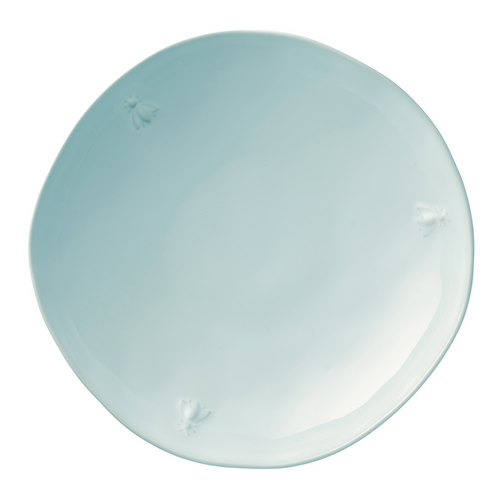 Ceramic Pasta Plates/ Blue - Napoleon Bee - Set of 4 -  La Rochere