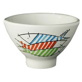 Quimper Cider Bowl - Happy Fish